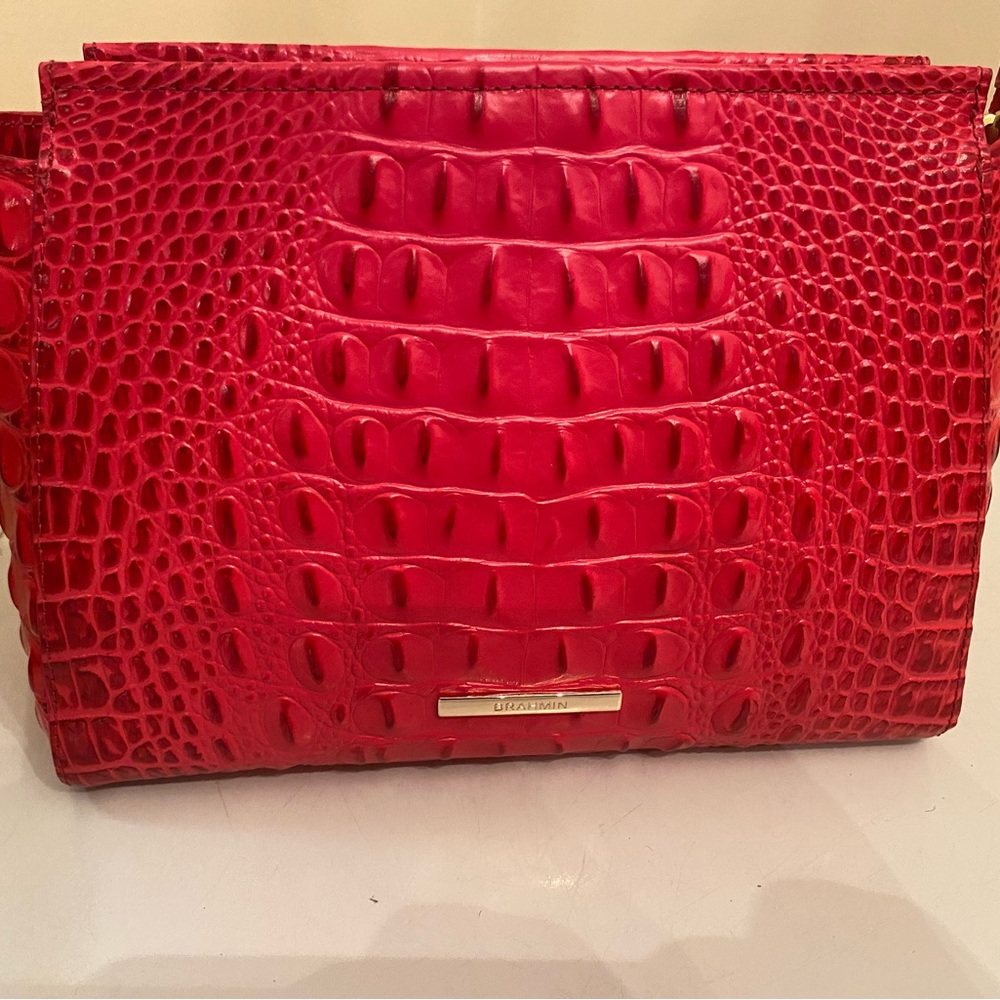 Pink Brahmin Hillary Crossbody, used once in excellent condition.